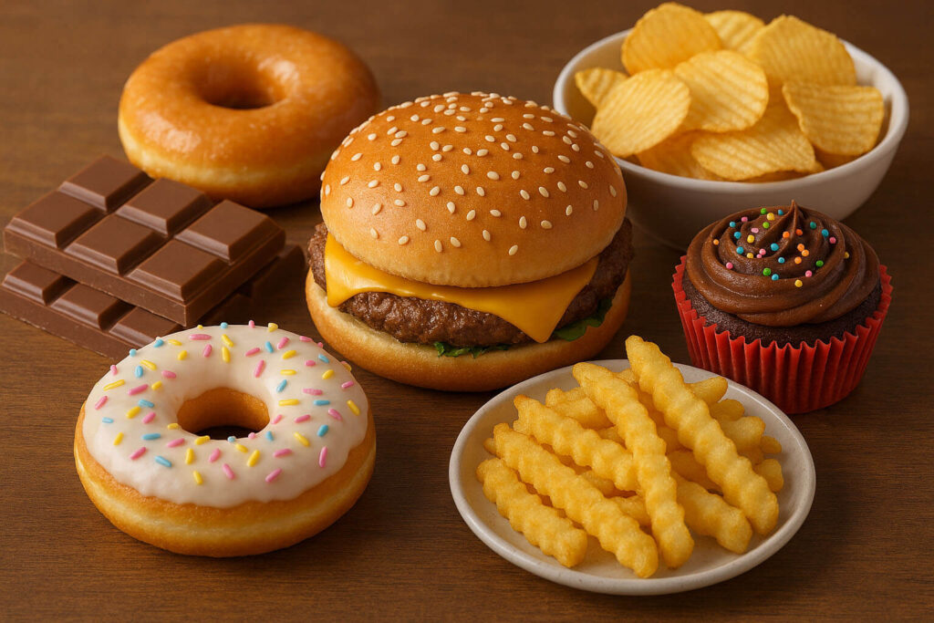 Remove Foods With Added Sugar, Added Fats, and High Glycemic Index Scores
